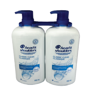 Head & Shoulders Classic Clean Anti-Dandruff Shampoo (2-Pack)