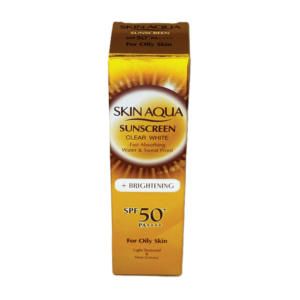 Skin Aqua Sunscreen Clear White + Brightening SPF 50+ PA++++