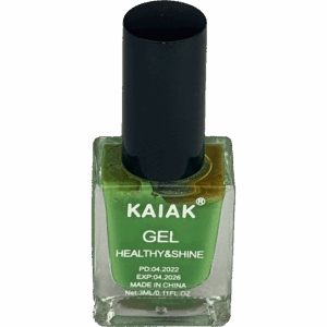 KAIAK Gel Healthy & Shine Nail Color (Bright Apple Green) 3ml