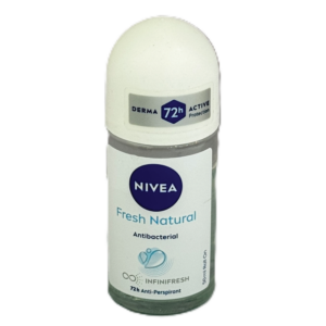 NIVEA Fresh Natural Antibacterial Roll-On Anti-Perspirant.