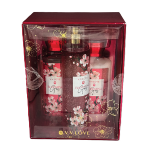 V.V.LOVE, Blooming Grey, 3-Piece Fragrance Gift Set