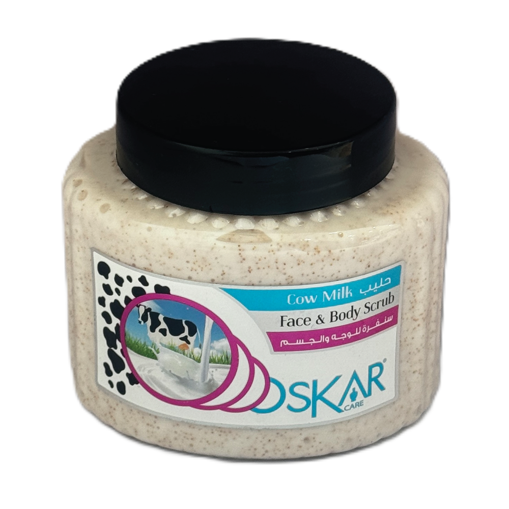 Oskar Care, Cow Milk, Face & Body Scrub