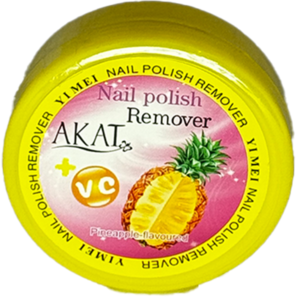 AKAT YiMei Pineapple Scented Nail Polish Remover Wipes (with Vitamin C)