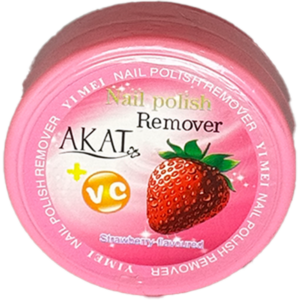AKAT YiMei Strawberry Scented Nail Polish Remover Wipes (with Vitamin C)