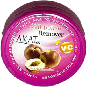AKAT YiMei Peach Scented Nail Polish Remover Wipes (with Vitamin C)