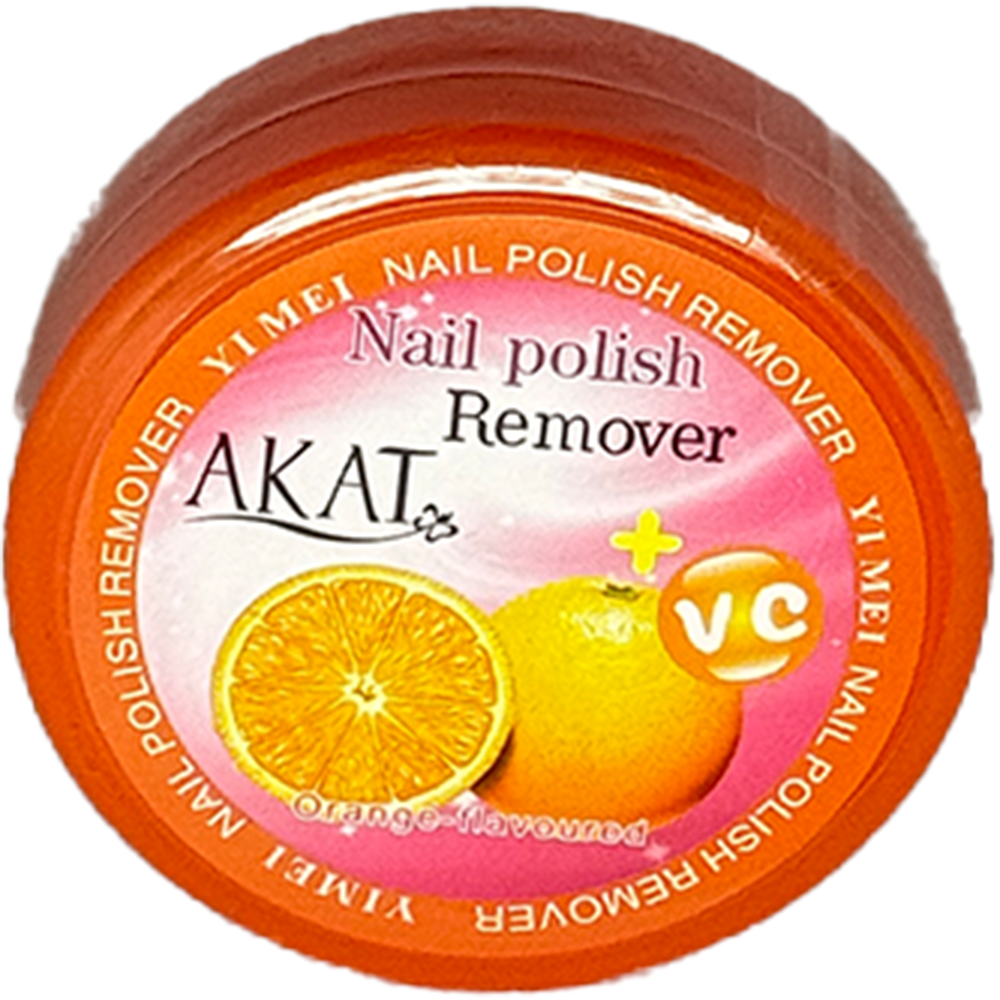 AKAT YiMei Orange Scented Nail Polish Remover Wipes (with Vitamin C)