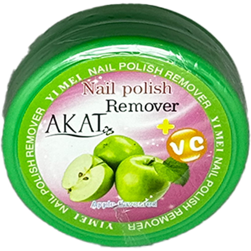 AKAT YiMei Apple Scented Nail Polish Remover Wipes (with Vitamin C)