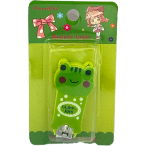 Beautiful Cartoon Frog Covered Nail Clippers (Kawaii Beauty Tools)