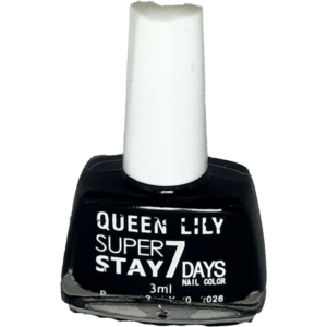 Queen Lily Super Stay 7 Days Nail Color – Black