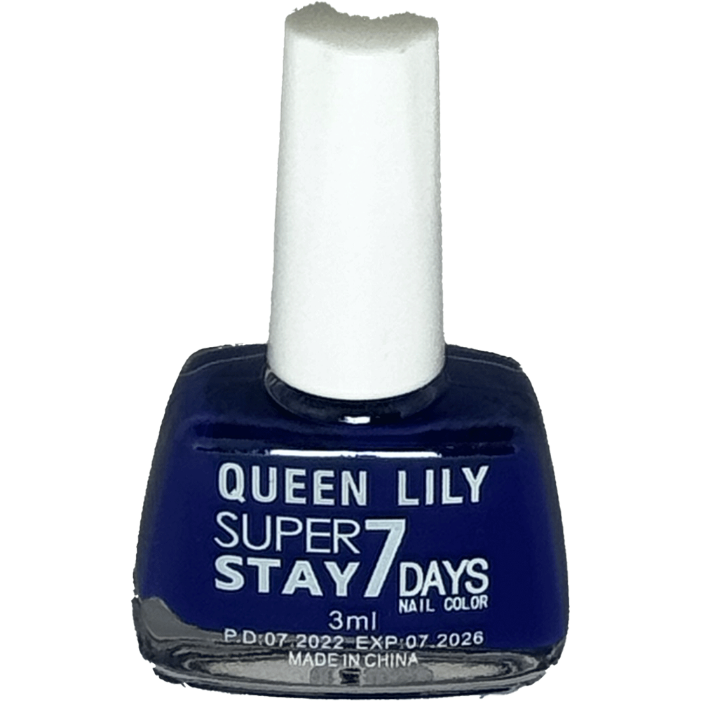 Queen Lily Super Stay 7 Days Nail Color – Dark Blue / Navy