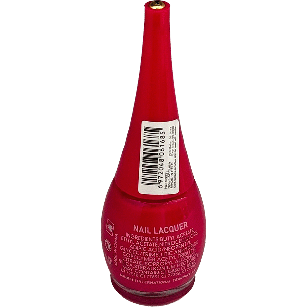 Beauté Obsesión Professional Nails Gel-Like Nail Lacquer (Vibrant Fuchsia Pink) - Image 2