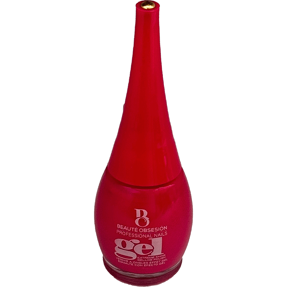 Beauté Obsesión Professional Nails Gel-Like Nail Lacquer (Vibrant Fuchsia Pink)