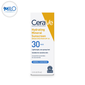 CeraVe Hydrating Mineral Sunscreen SPF 30 75 ml