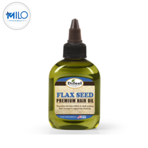 Difeel Premium Natural Hair Oil with Flaxseed, 75ml
