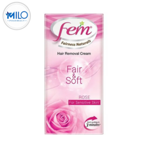 Fem Fairness Naturals Fair & Soft Hair Removal Cream for Sensitive ...