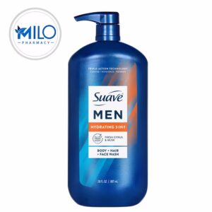Suave for Men Body and Face Wash, 828ml
