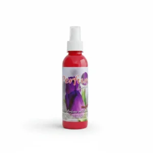 A white and gold bottle of Carinoo Gochi Perfumed Body Lotion, 250ml. The bottle has a floral and cursive label design.