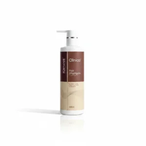 A 600ml bottle of Clinico Replenishing Shampoo and Conditioner. The bottle has a white label with the Clinico logo and product name.