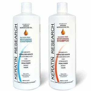 A 1000ml bottle of Cornels Replenishing Shampoo and Conditioner. The bottle has a white label with the Cornels logo and product name.