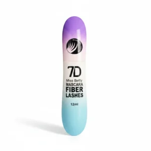 A black tube of Miss Betty Volumizing Mascara with a gold cap and label