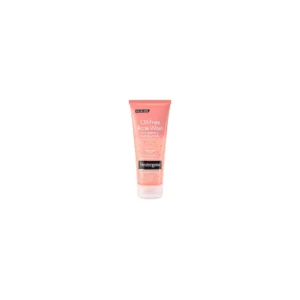 Two bottles of Neutrogena Oil-Free Acne Wash Pink Grapefruit Foaming Scrub and Daily Scrub, with pink and white labels