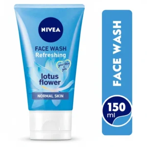 A blue and white bottle of Nivea Sensitive Face Wash for Men, with the Nivea logo and product name clearly visible on the label.