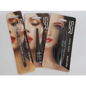 A black liquid eyeliner bottle with a slim, precise applicator tip. The label features the Sabrina Rudnik Cosmetics brand name and product name.