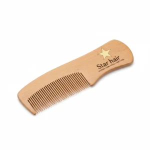 A star-shaped hair comb in a metallic silver color. The comb has multiple teeth to grip and hold hair in place.