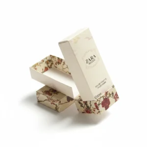 A gift set containing three 30ml bottles of Zara Eau de Parfum fragrances in various colors including pink, blue, and green.