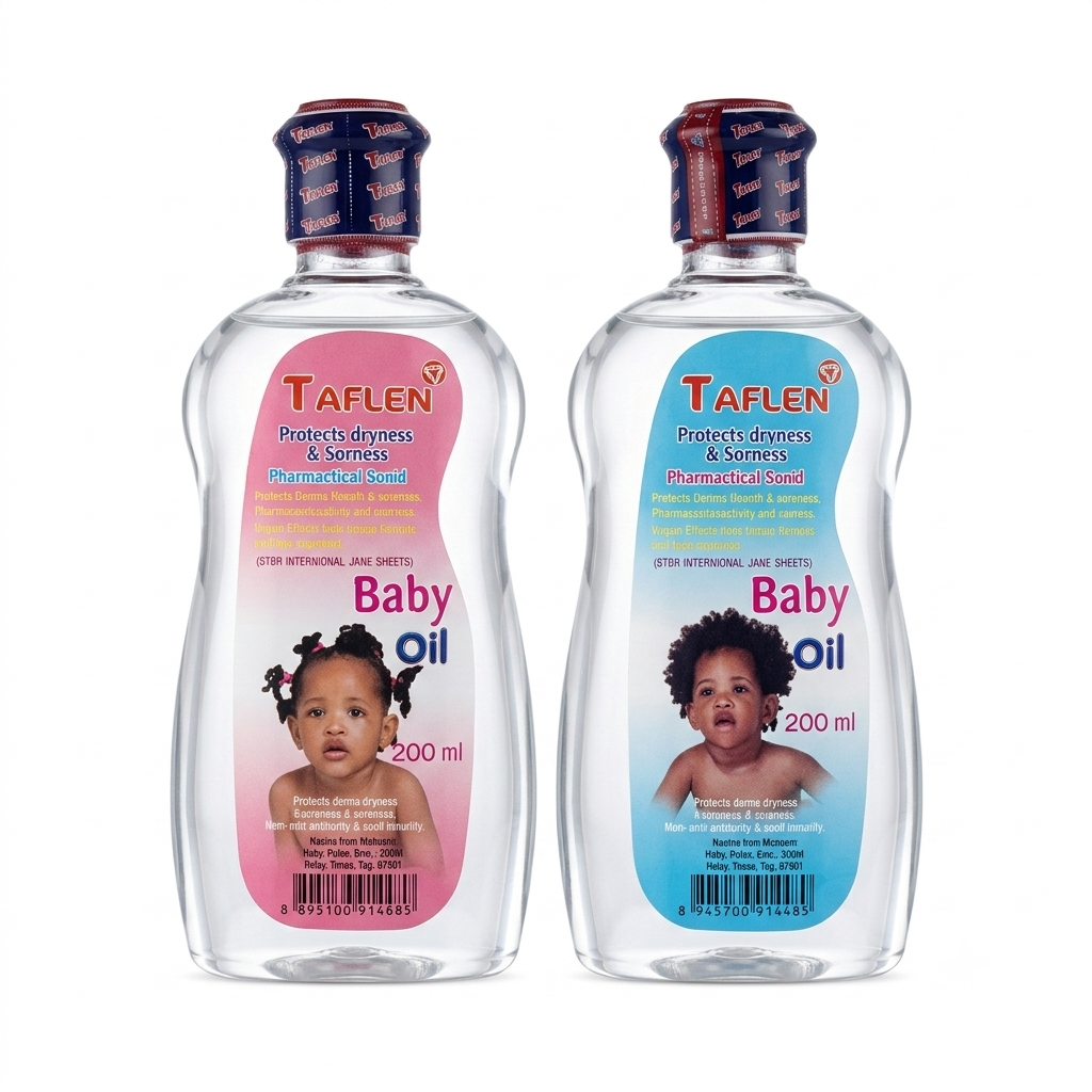 Taflen Organic Baby Oil Soothing Infant Skin (400ml)