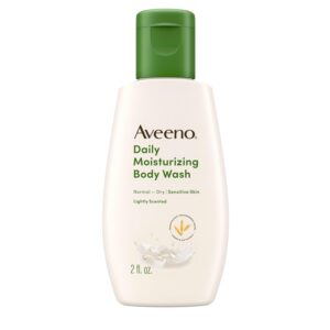 AVEENO Daily Moisturizing Body Wash with AHA & Exfoliants, 59 ML