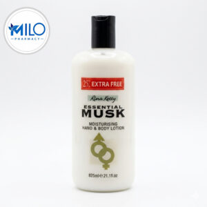 Rina Ketty Essential Musk Moisturising Hand & Body Lotion 625ml