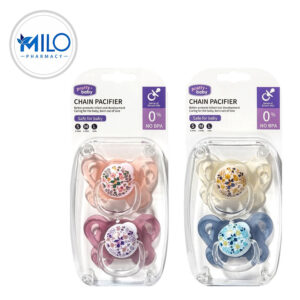 Pretty Baby Orthodontic Silicone Pacifier with Chain