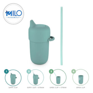 Qutie Silicone 3-in-1 Baby Training Cup