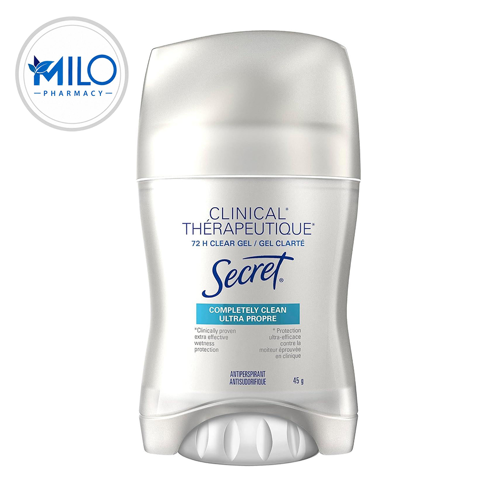 Secret Clear Gel Antiperspirant & Deodorant - 45g
