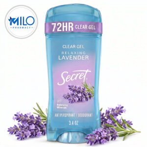 Secret Clear Gel Antiperspirant & Deodorant Lavender - 73g