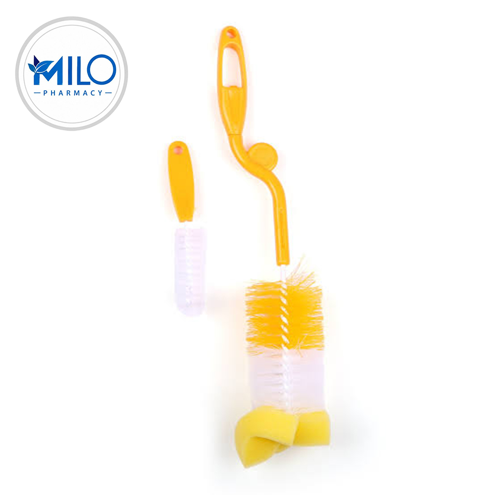 Tong Baby Nipple & Bottle Brush Set (Big Size)