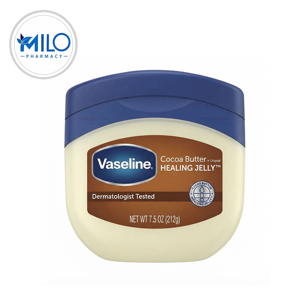 Vaseline Original & Cocoa Radiant Healing Jelly (212g) – Intense Moisture & Skin Repair
