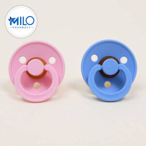Orthodontic Soft Silicone Baby Pacifier Value Pack (Pink & Blue Combo)